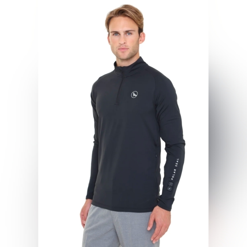 *NWT* Polar Seal Heated 1/4 Zip Long Sleeve XXL In Black
